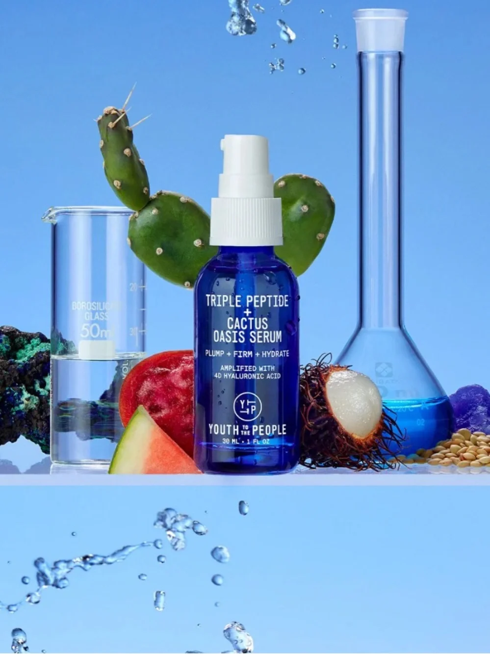 Youth To The People Triple Peptide + Cactus Serum - 1 Fl Oz